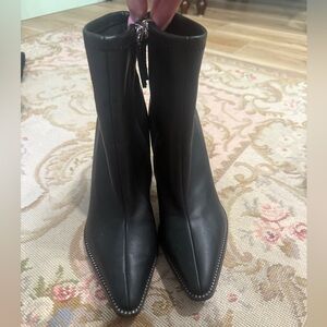 Aqua Black Heel Boots